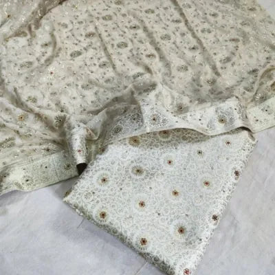 Traditional Banarasi ghararas with timeless zari detailing – ideal for festive wear.