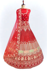 New Zarkan Work Bridal Lehnga With Heavy Blouse And Figure Work